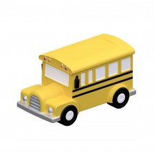 PU Foam School Bus Stress Toy